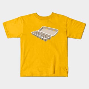 Empty Egg Carton Kids T-Shirt